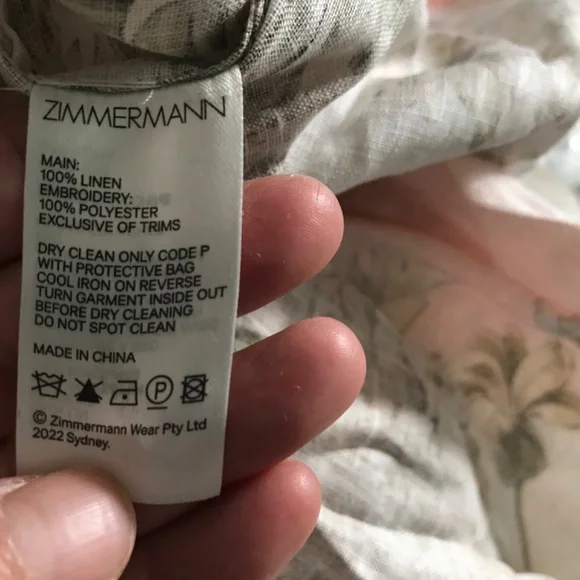 NWOT zimmermann chintz blouse skirt set - Picture 16 of 16